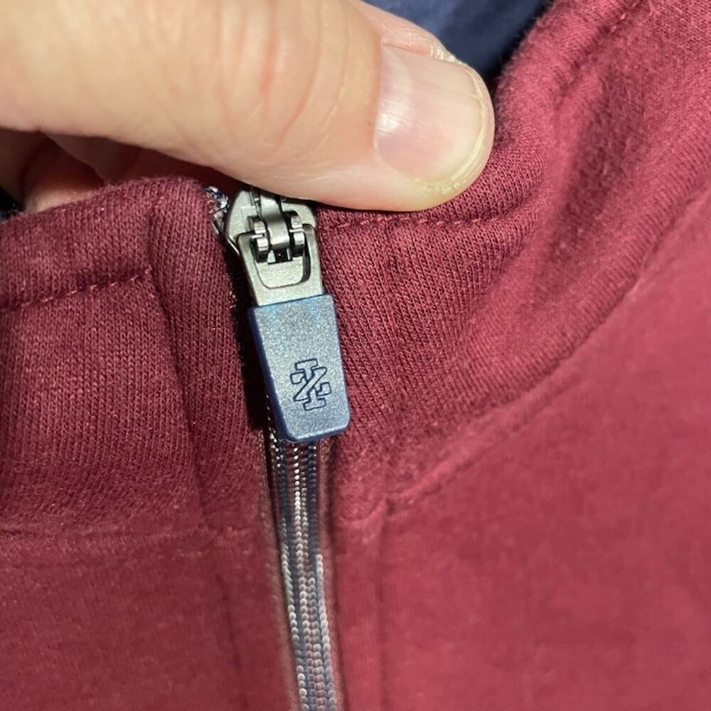 Izod 1/4 Quarter Zip Fleece Mens 2XL Tall Advantage Performance Preppy Golf - Picture 5 of 13